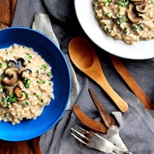 Mushroom risotto